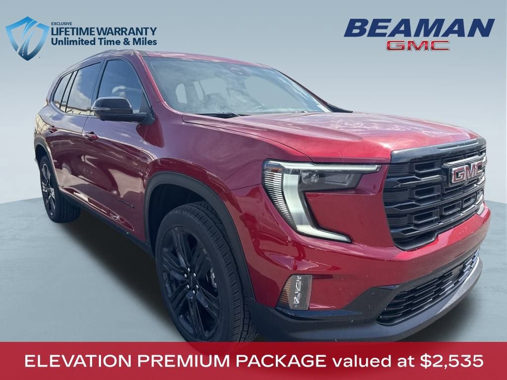 New 2025 GMC Acadia Elevation w/ Elevation Premium Package