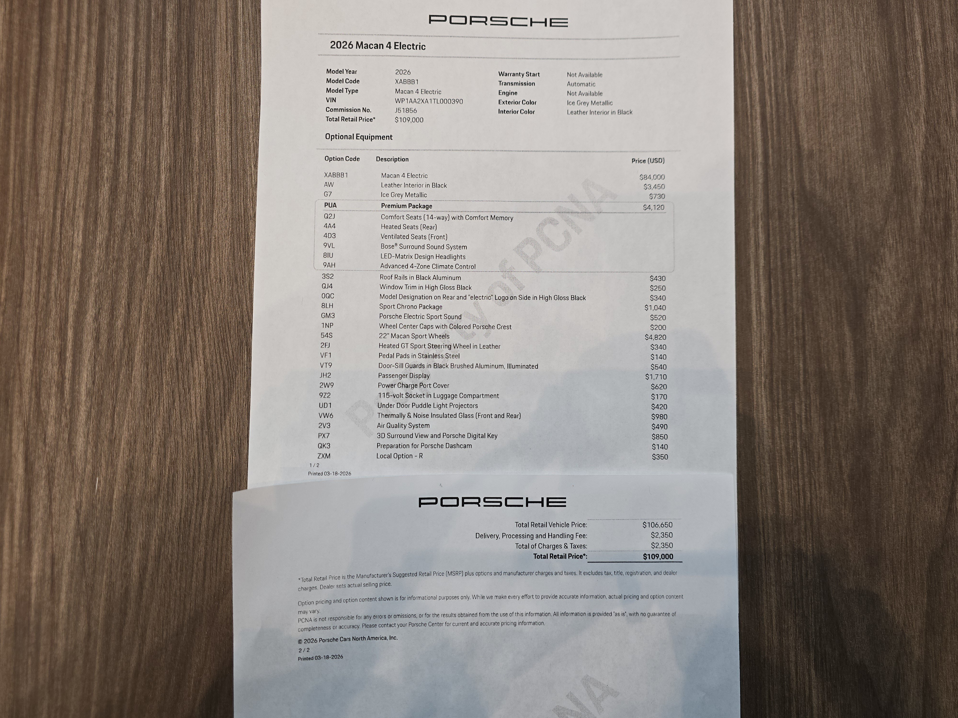 New 2026 Porsche Macan 4 Electric AWD/4WD image 28