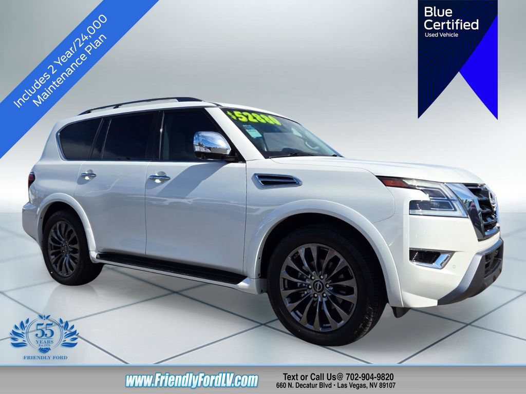 Used 2024 Nissan Armada Platinum w/ Captain's Chairs Package