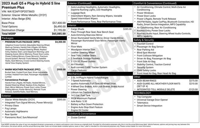 Used 2023 Audi Q5 e Premium Plus w/ Premium Plus Package image 7