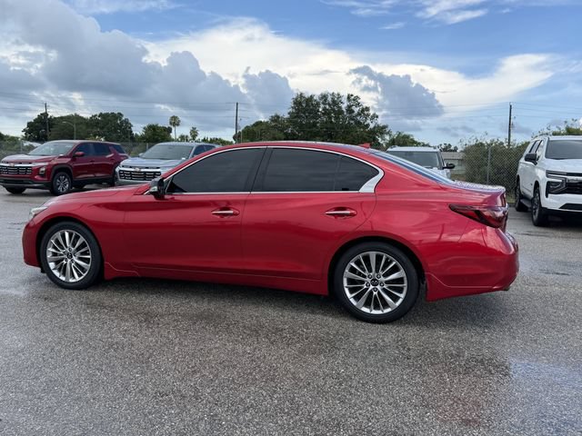 Used 2021 INFINITI Q50 Luxe w/ Cargo Package RWD image 8