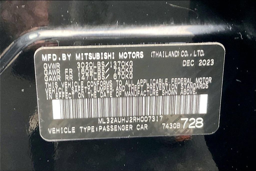 Used 2024 Mitsubishi Mirage ES image 30