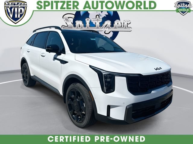 Certified 2025 Kia Sorento SX Prestige w/ Olive Brown Leather Package