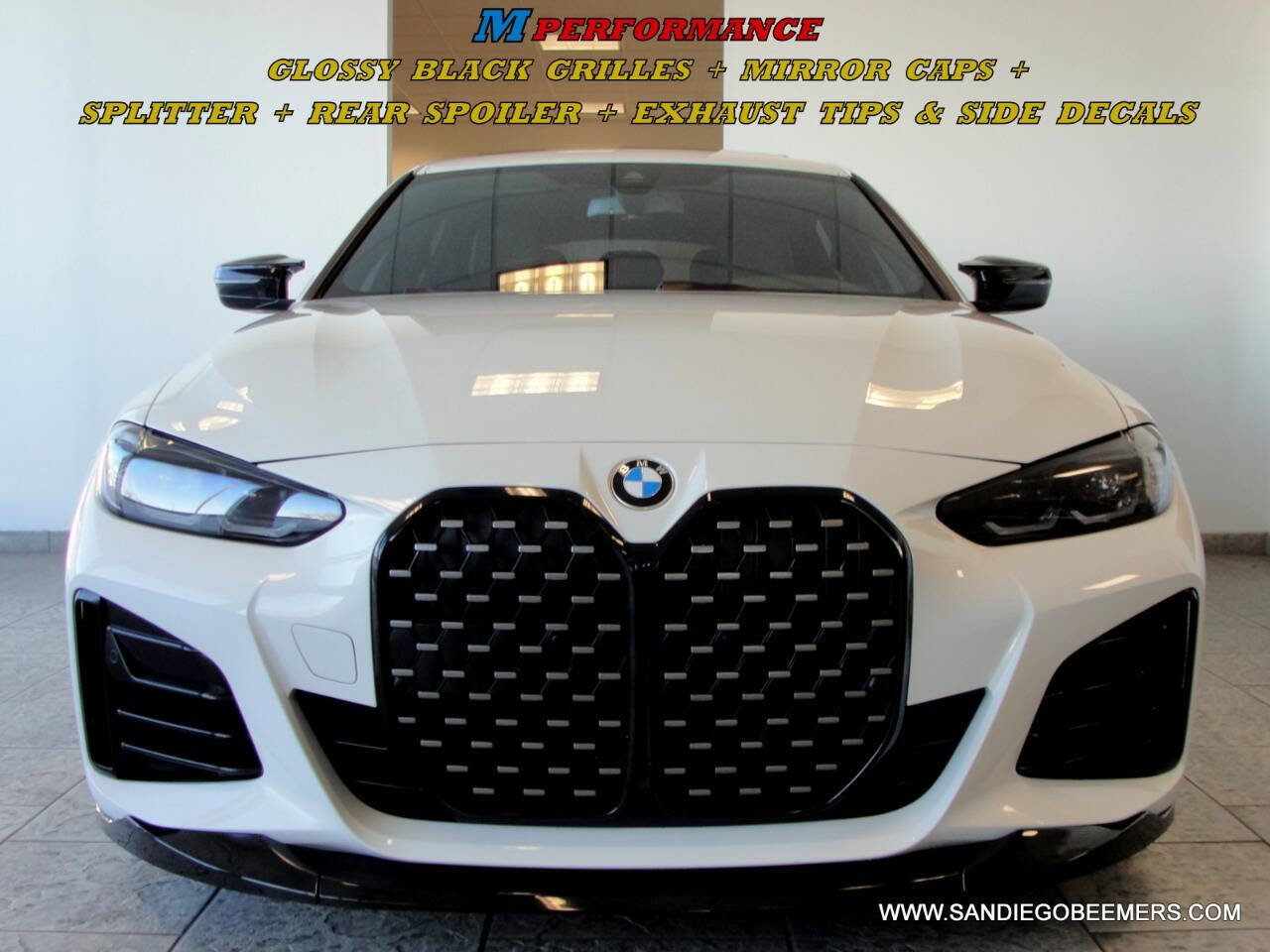 Used 2022 BMW M440i xDrive Gran Coupe M440i xDrive GC M PERF+RED M B w/ Shadowloine Package image 5