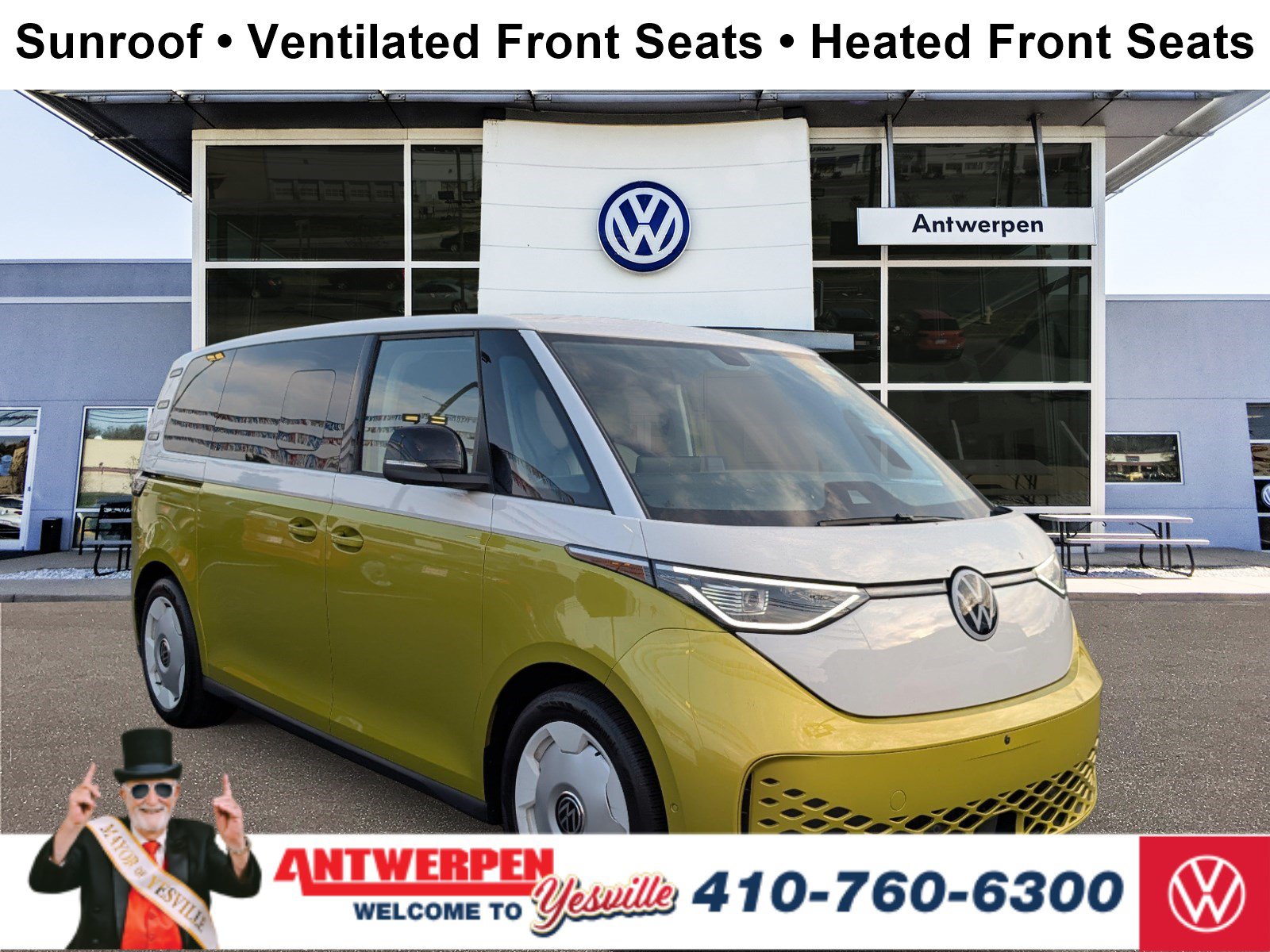 Used 2025 Volkswagen ID. Buzz 1st Edition w/ Cupholders Package