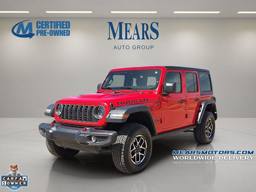 Used 2025 Jeep Wrangler Unlimited Rubicon AWD/4WD image 1