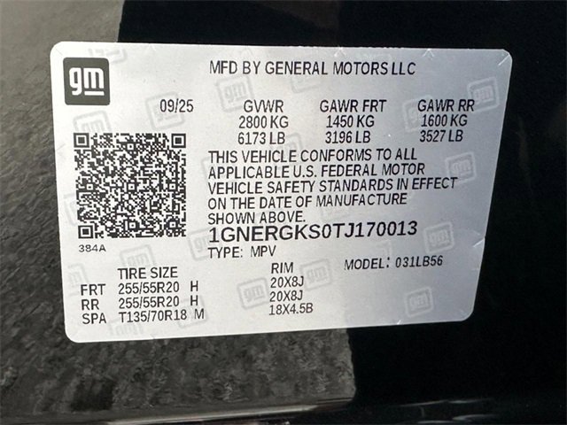 New 2026 Chevrolet Traverse LT w/ Sun and Wheel Package image 18