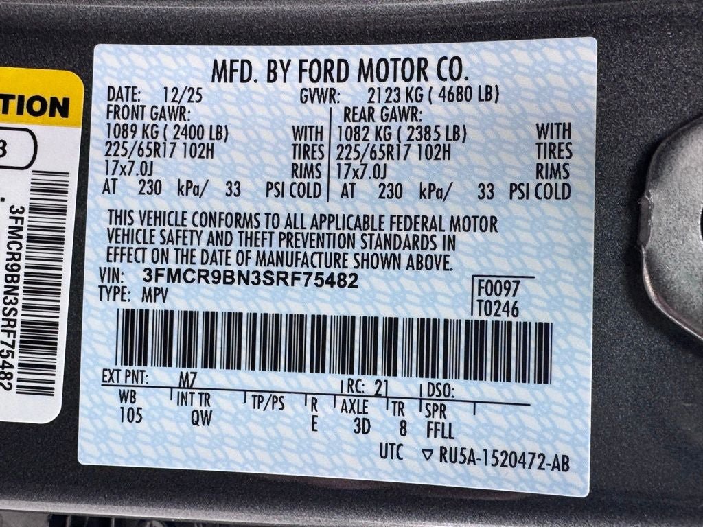 New 2025 Ford Bronco Sport Big Bend AWD/4WD image 41