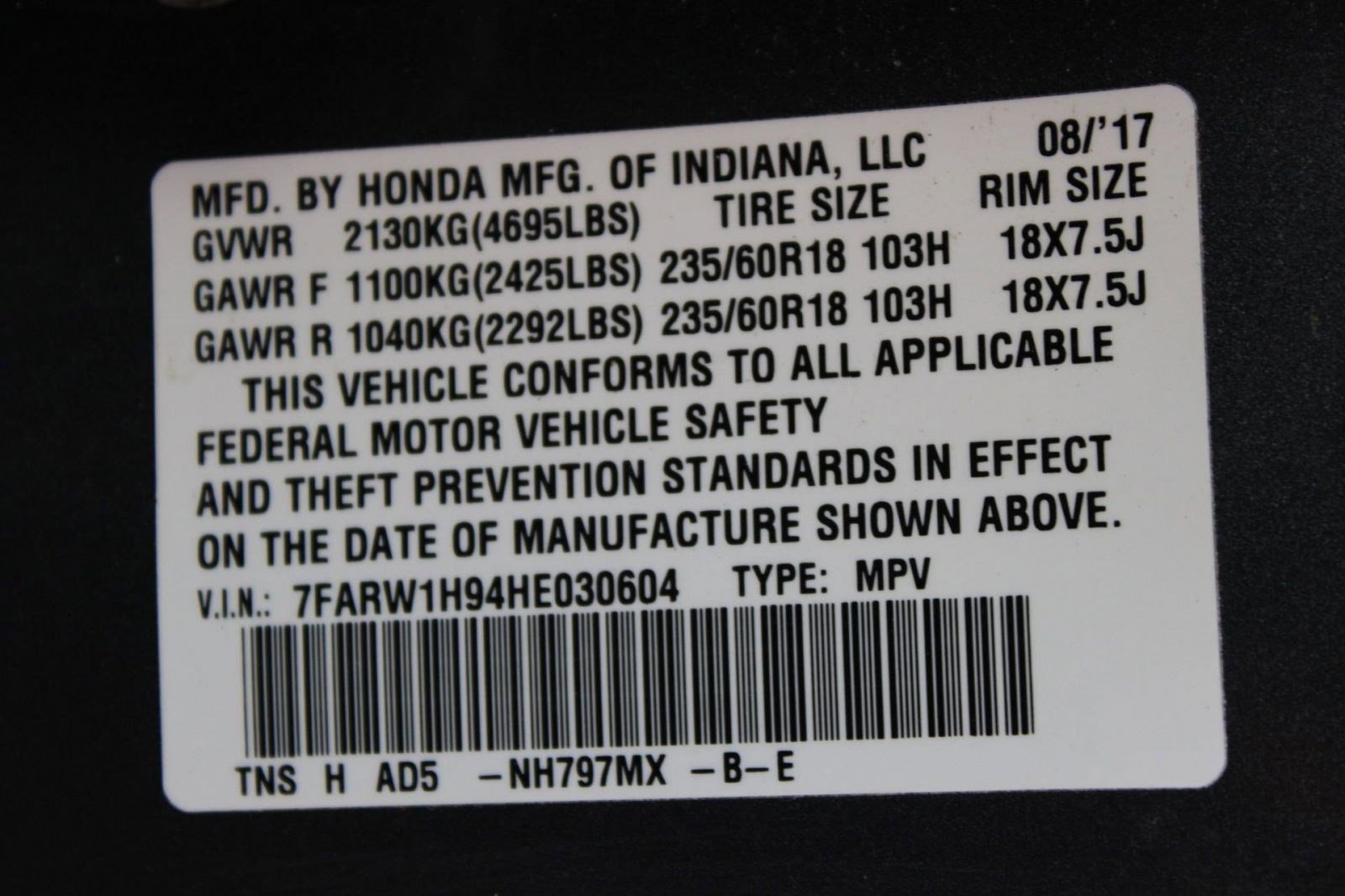 Used 2017 Honda CR-V Touring image 18