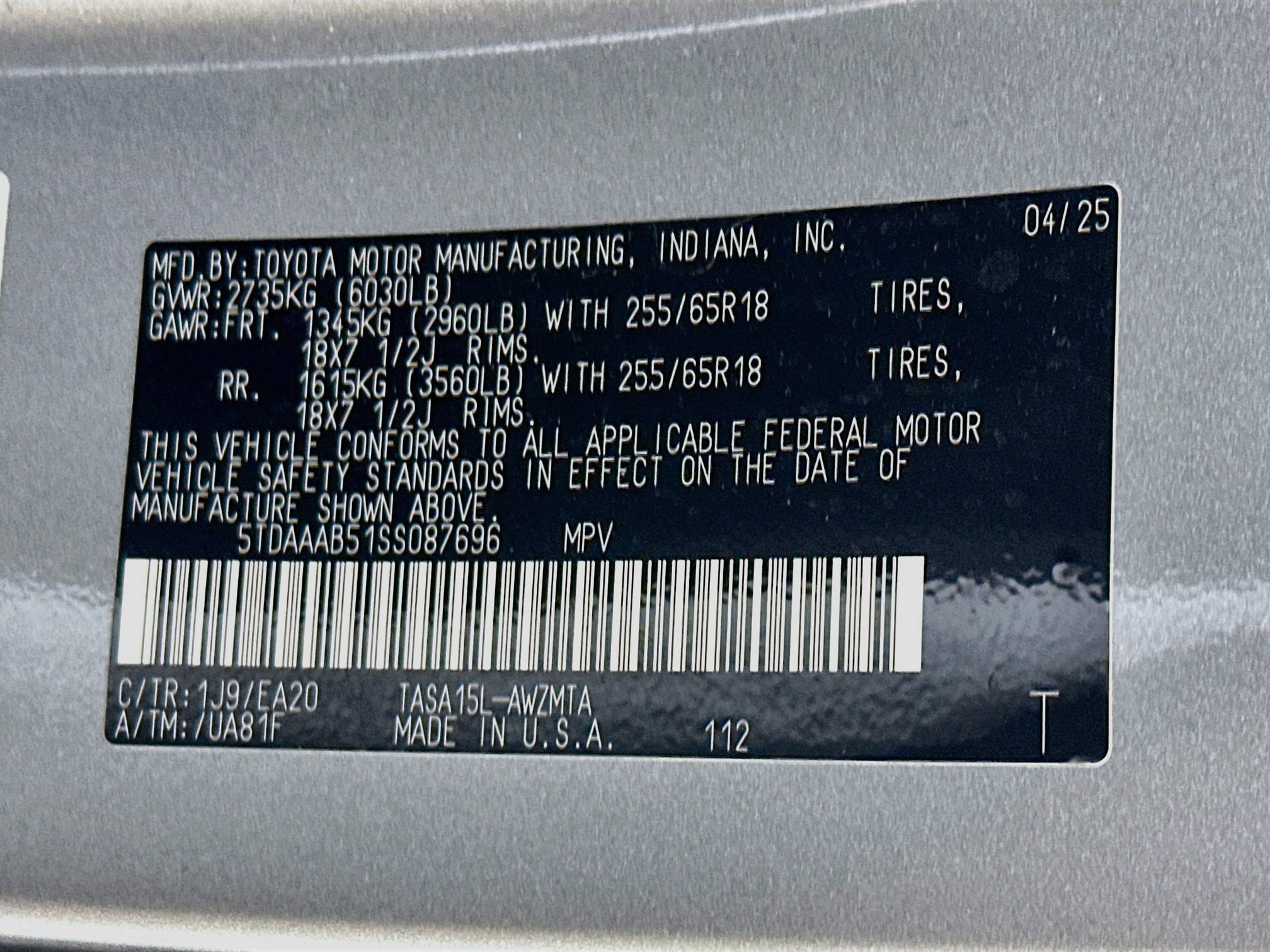 Used 2025 Toyota Grand Highlander AWD image 12