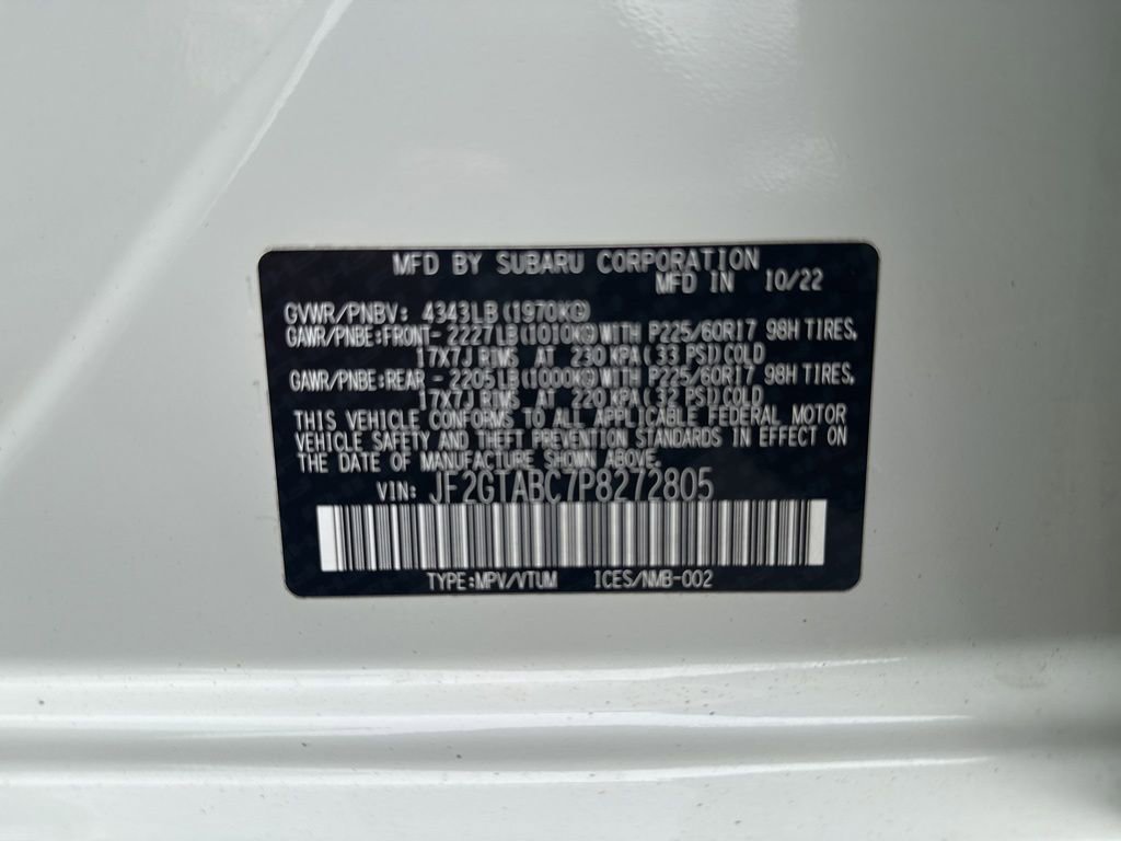 Used 2023 Subaru Crosstrek 2.0i image 32