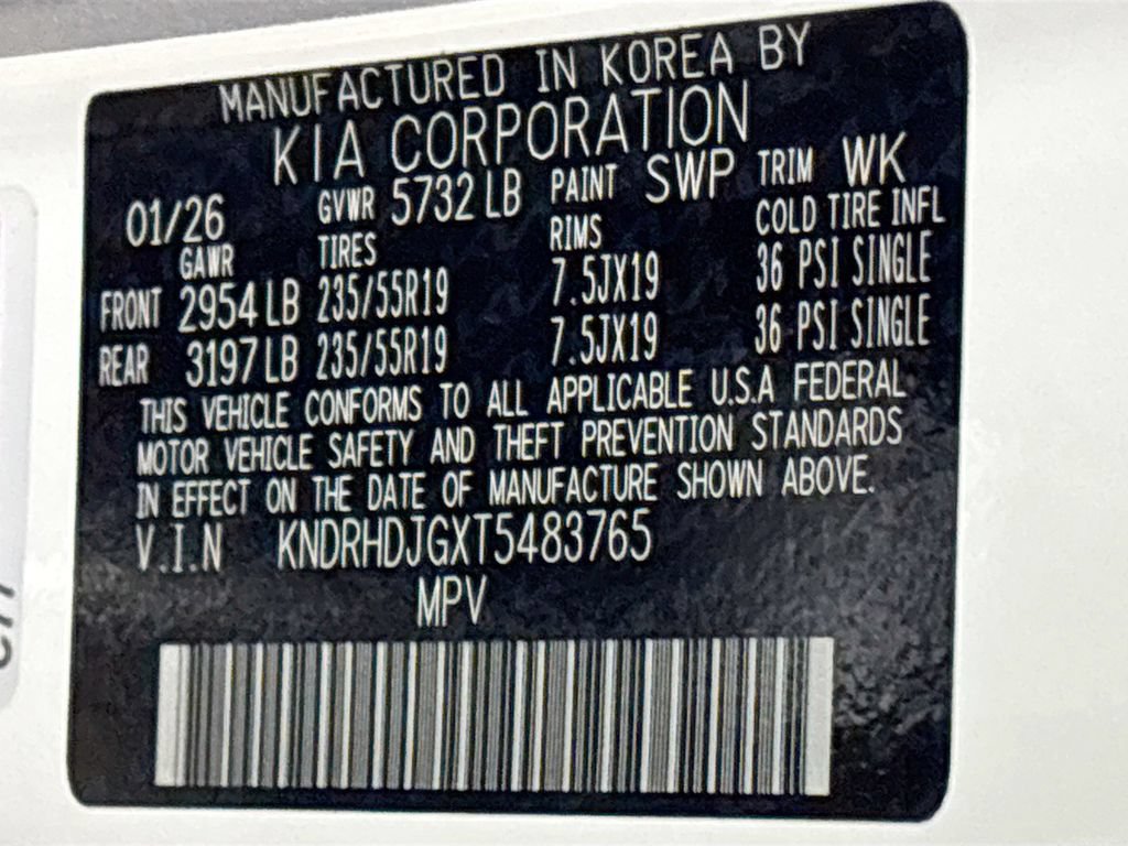 New 2026 Kia Sorento EX AWD/4WD image 25