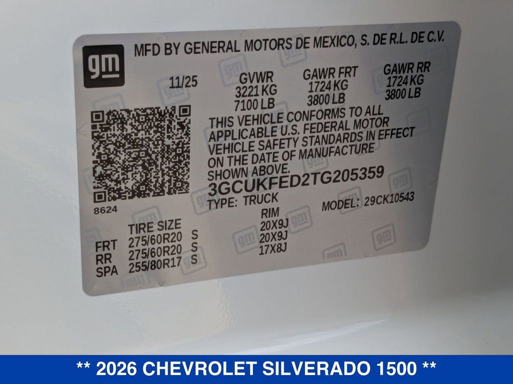 New 2026 Chevrolet Silverado 1500 LT Trail Boss w/ Convenience Package II image 36