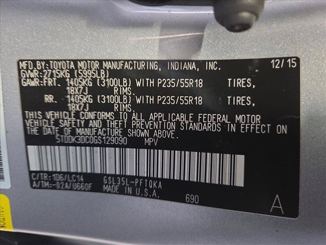 Used 2016 Toyota Sienna XLE w/ XLE Navigation Package AWD/4WD image 24