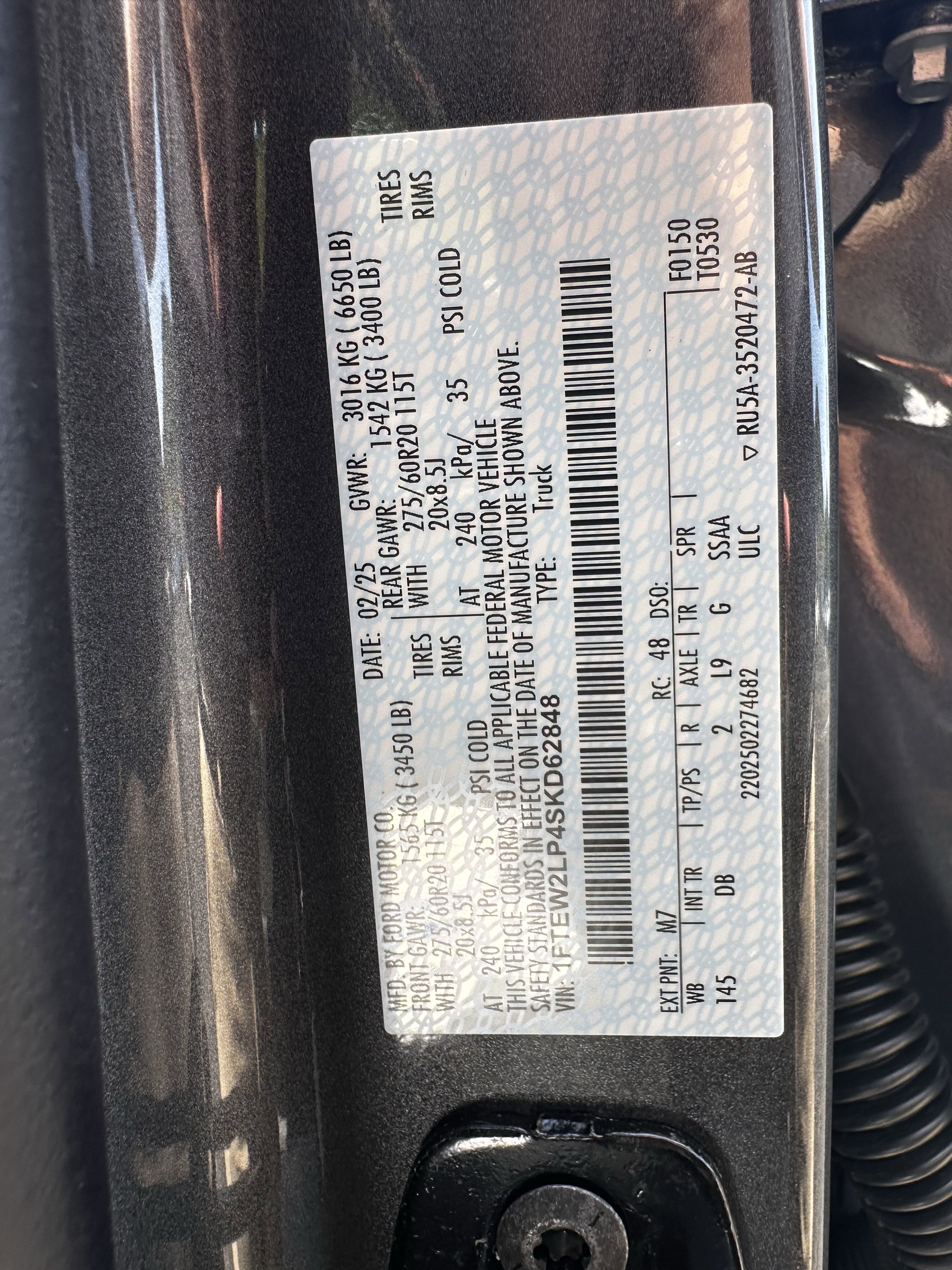 New 2025 Ford F150 STX w/ Equipment Group 200A image 30