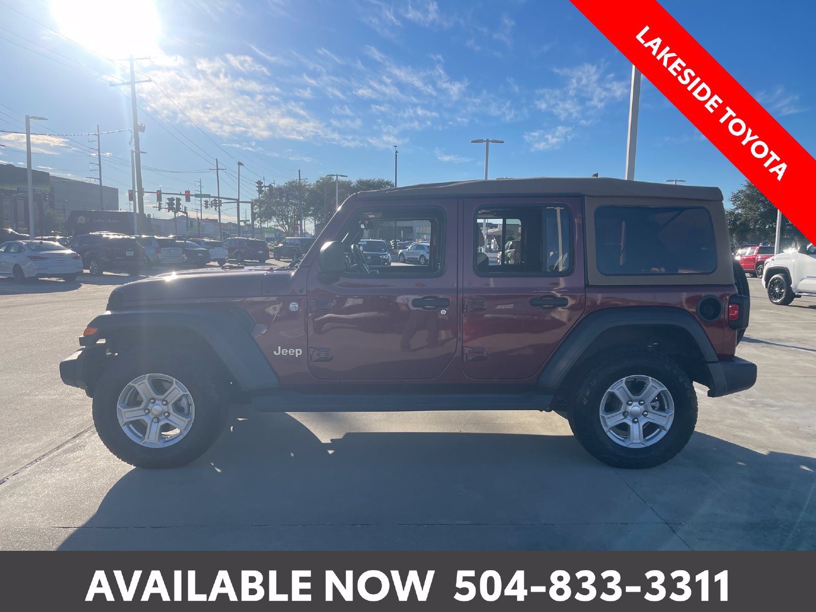 Used 2021 Jeep Wrangler Unlimited Sport AWD/4WD image 2