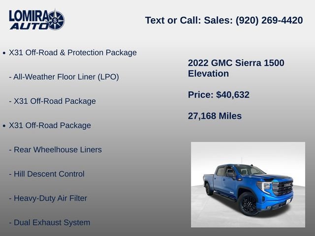 Used 2022 GMC Sierra 1500 Elevation AWD/4WD image 39