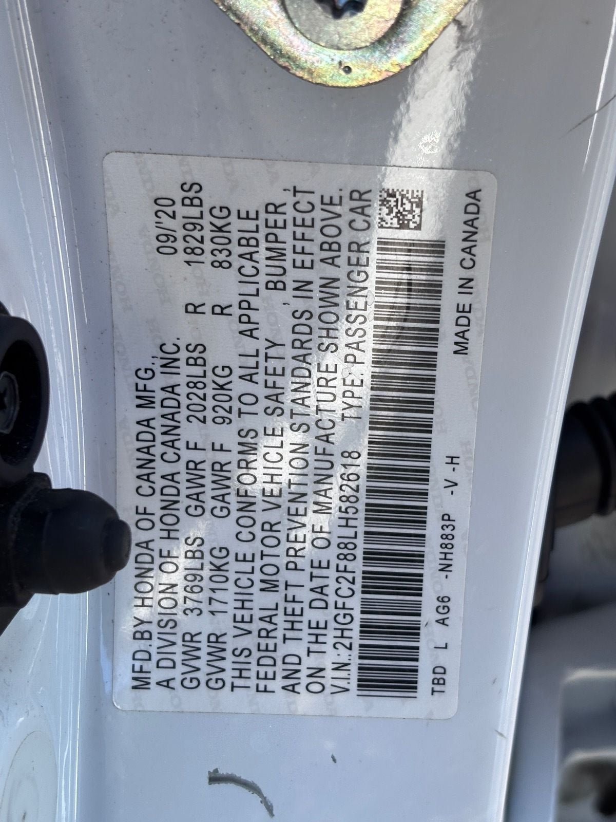 Certified 2020 Honda Civic Sport image 33
