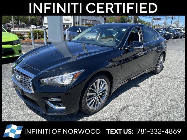 Certified 2023 INFINITI Q50 Luxe w/ Cargo Package AWD/4WD image 1