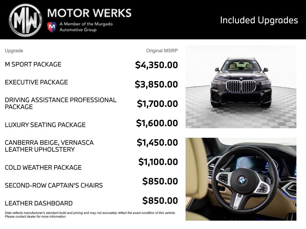 Used 2021 BMW X7 xDrive40i w/ M Sport Package image 4