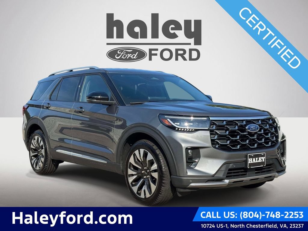 Certified 2026 Ford Explorer Platinum w/ LUX Leather Package AWD/4WD image 1
