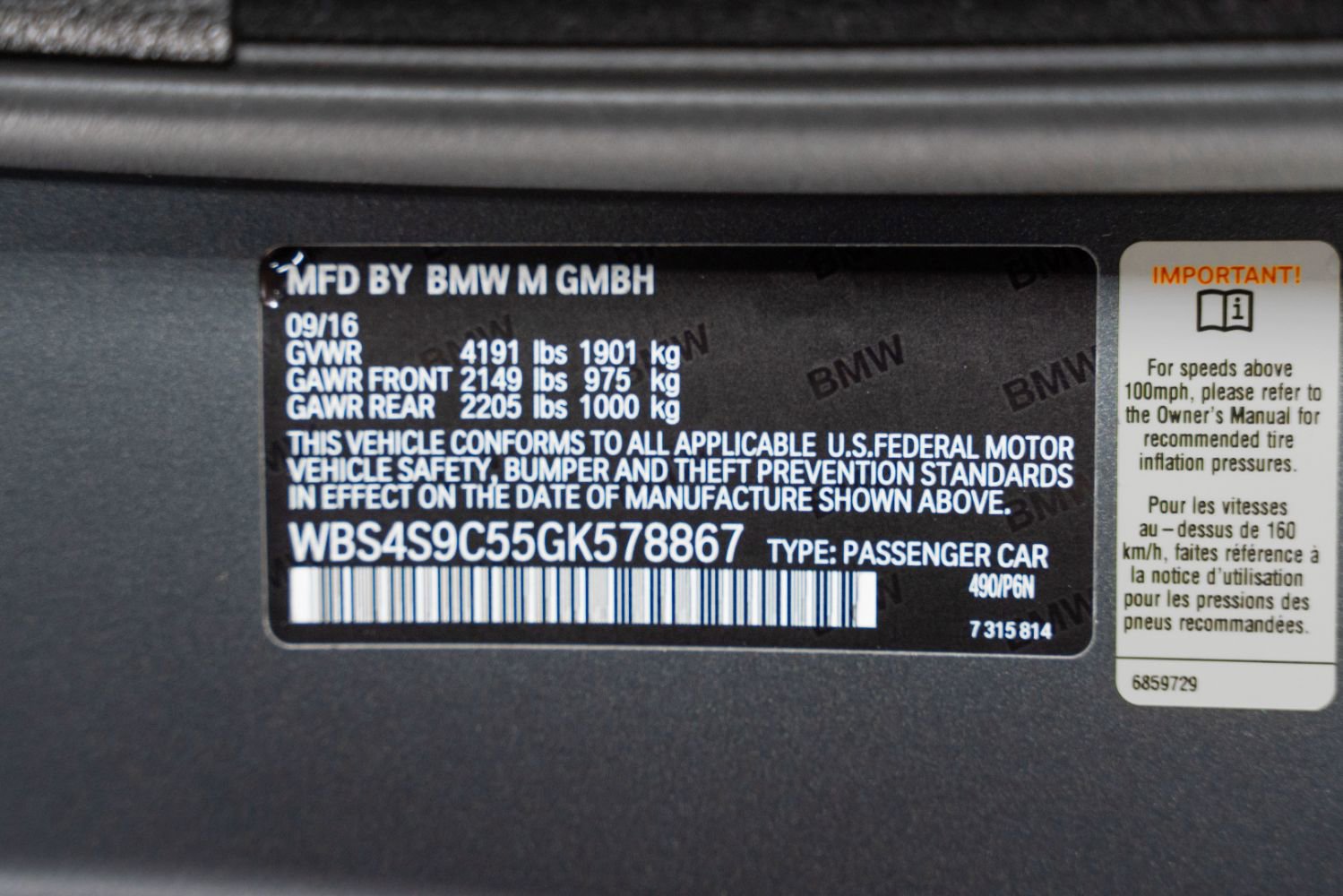 Used 2016 BMW M4 GTS image 59