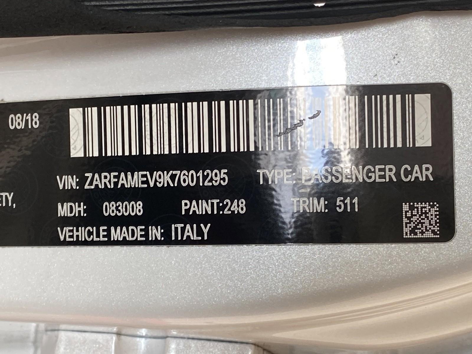 Used 2019 Alfa Romeo Giulia Quadrifoglio w/ Driver Assist Dynamic Package image 29
