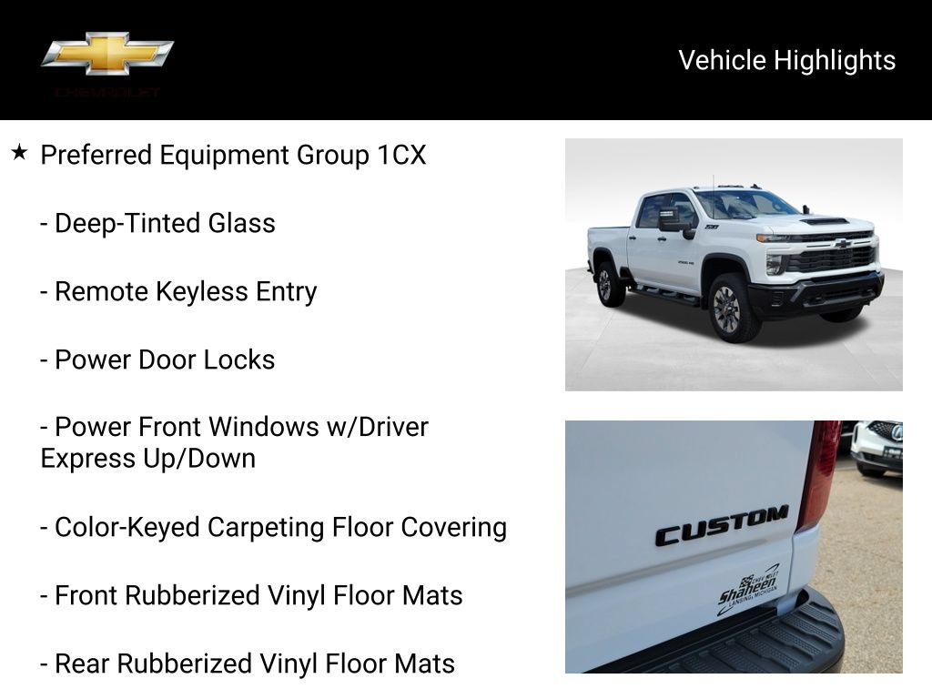 Used 2024 Chevrolet Silverado 2500 Custom w/ Custom Value Package AWD/4WD image 20