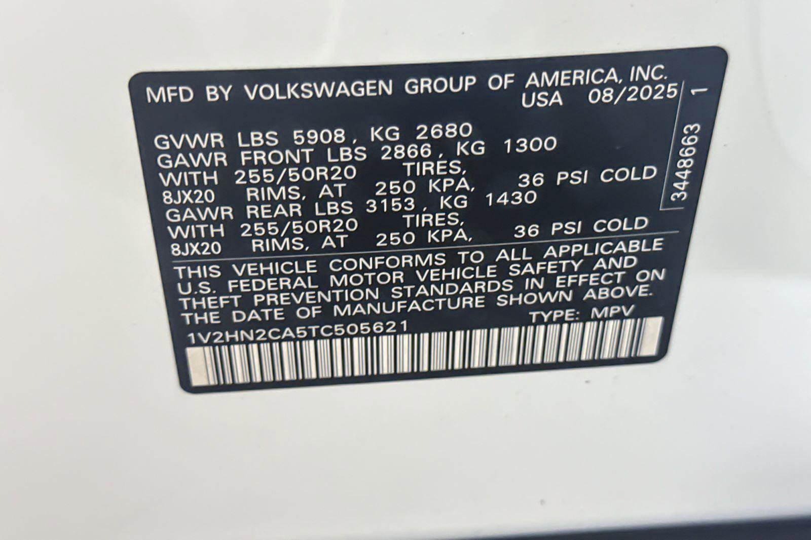 New 2026 Volkswagen Atlas SE image 27