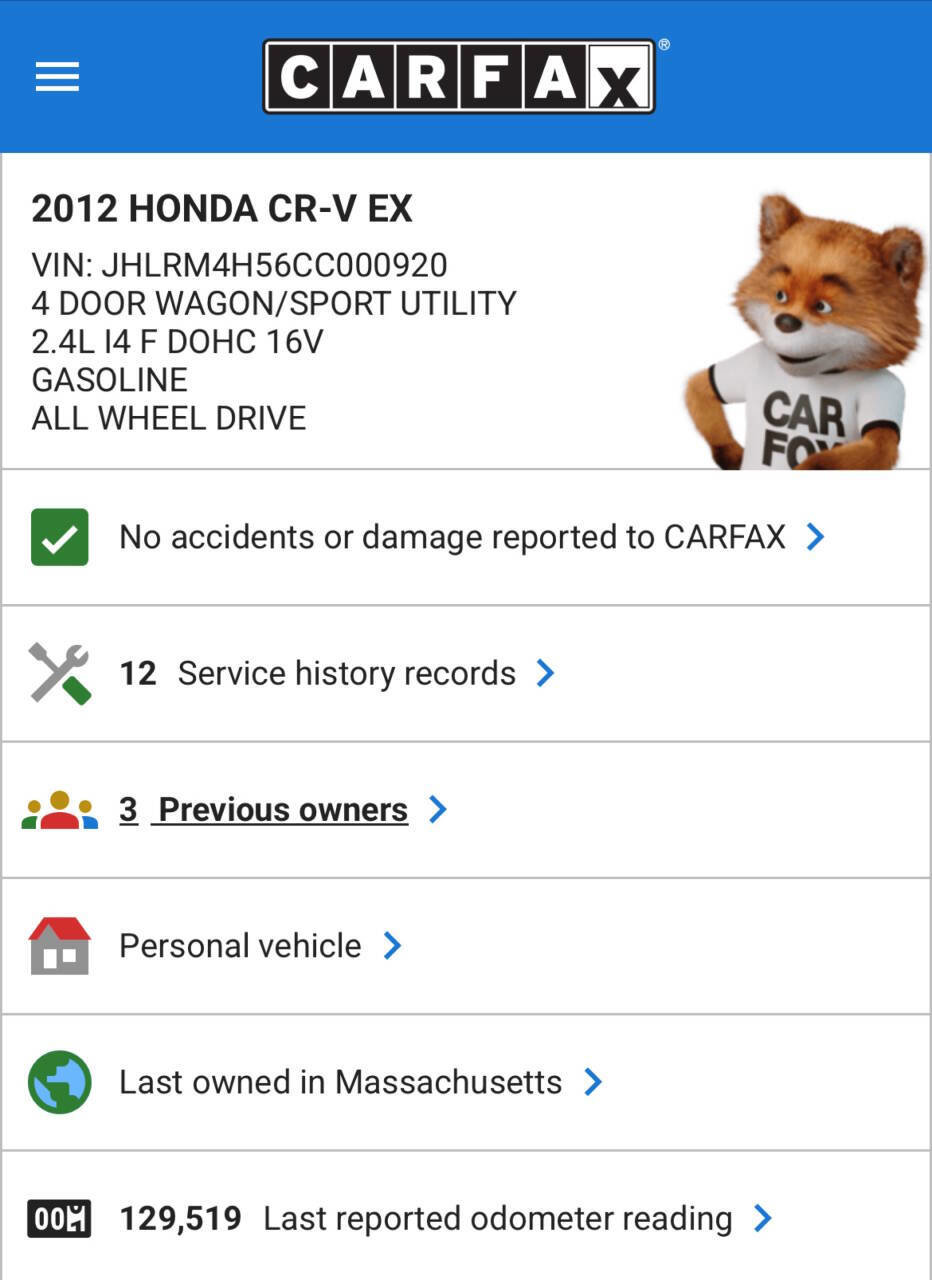 Used 2012 Honda CR-V EX image 5