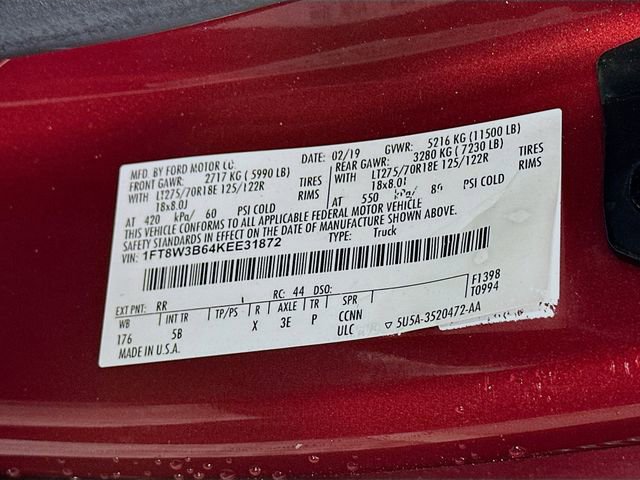 Certified 2019 Ford F350 Lariat w/ Chrome Package AWD/4WD image 38