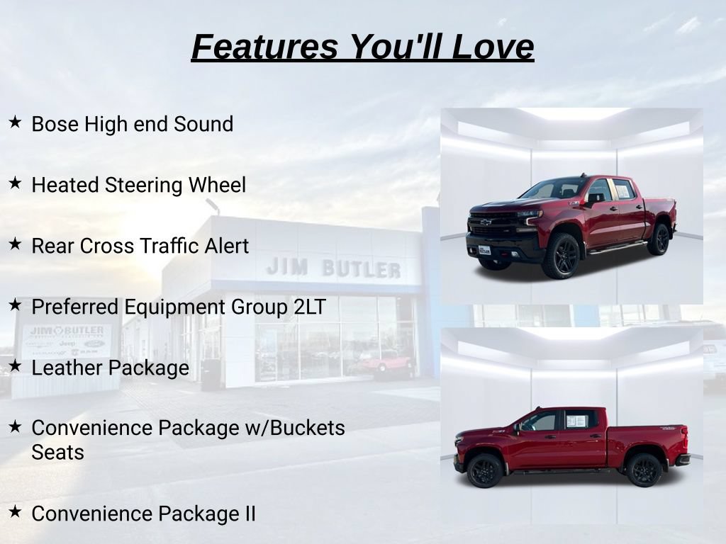 Used 2021 Chevrolet Silverado 1500 LT Trail Boss w/ Convenience Package II AWD/4WD image 27
