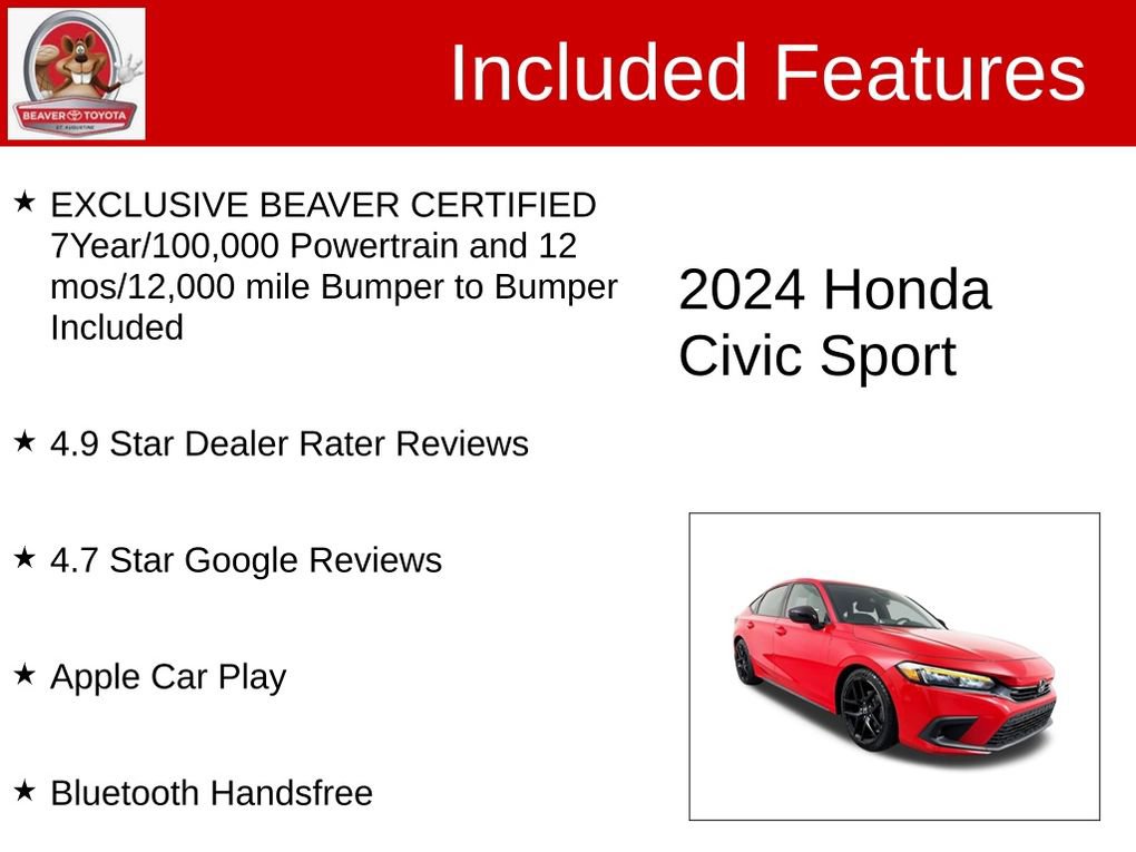 Used 2024 Honda Civic Sport image 4