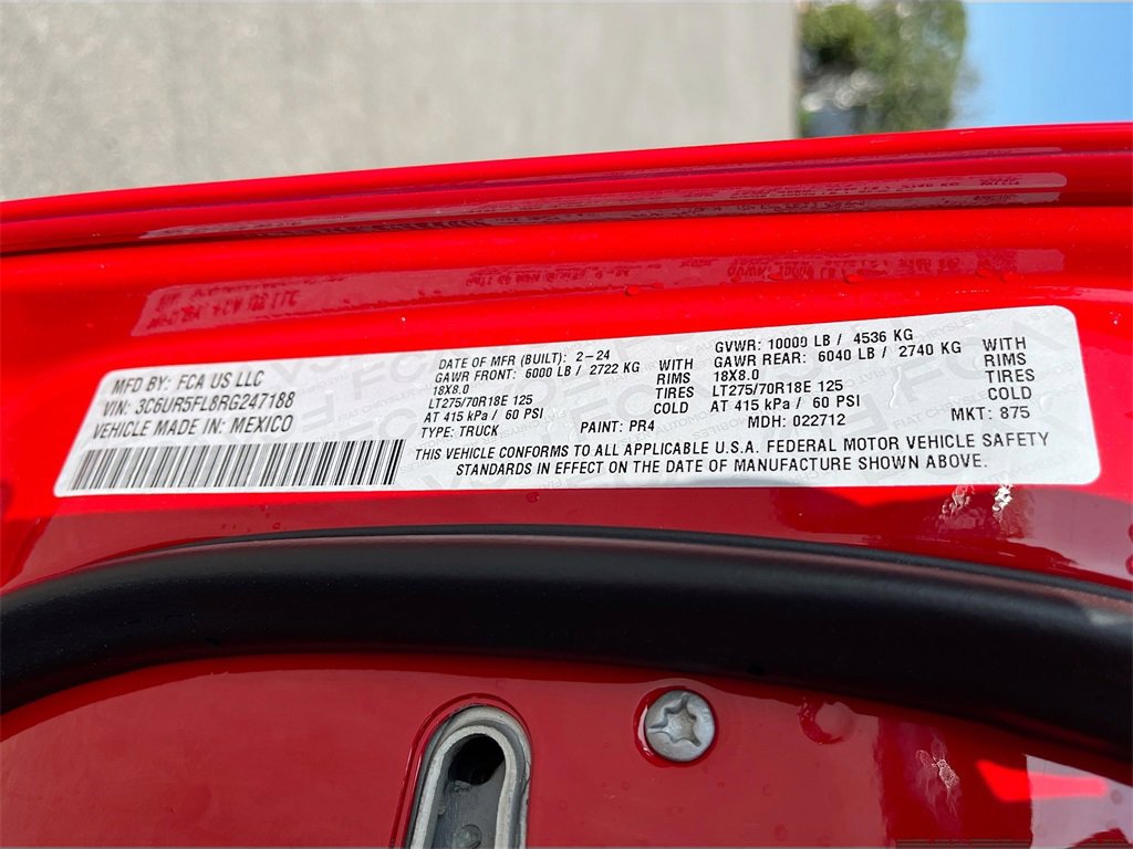 Used 2024 RAM 2500 Laramie w/ Safety Group image 29