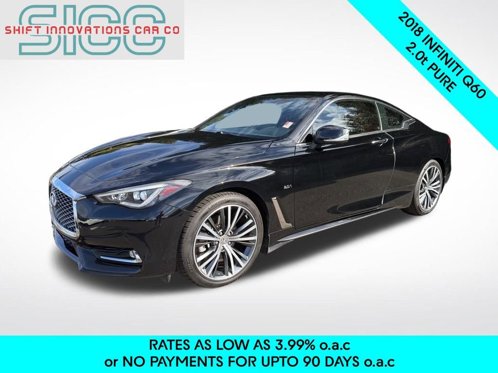 Used 2018 INFINITI Q60 2.0t w/ Moonroof Package