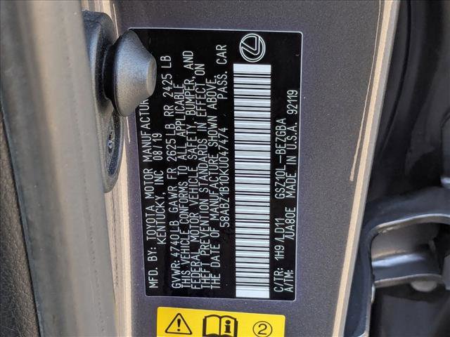Used 2019 Lexus ES 350 image 21