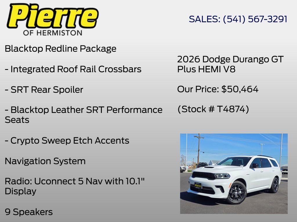 New 2026 Dodge Durango GT AWD/4WD image 36