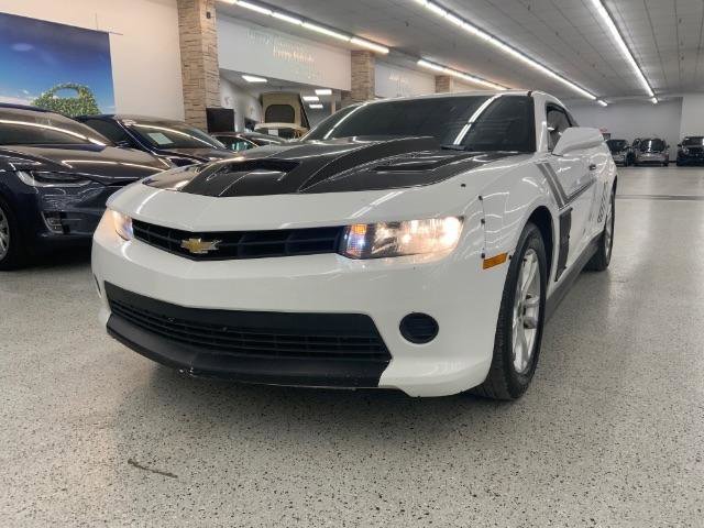 Used 2014 Chevrolet Camaro LS w/ Black Rally Stripe Package RWD image 2