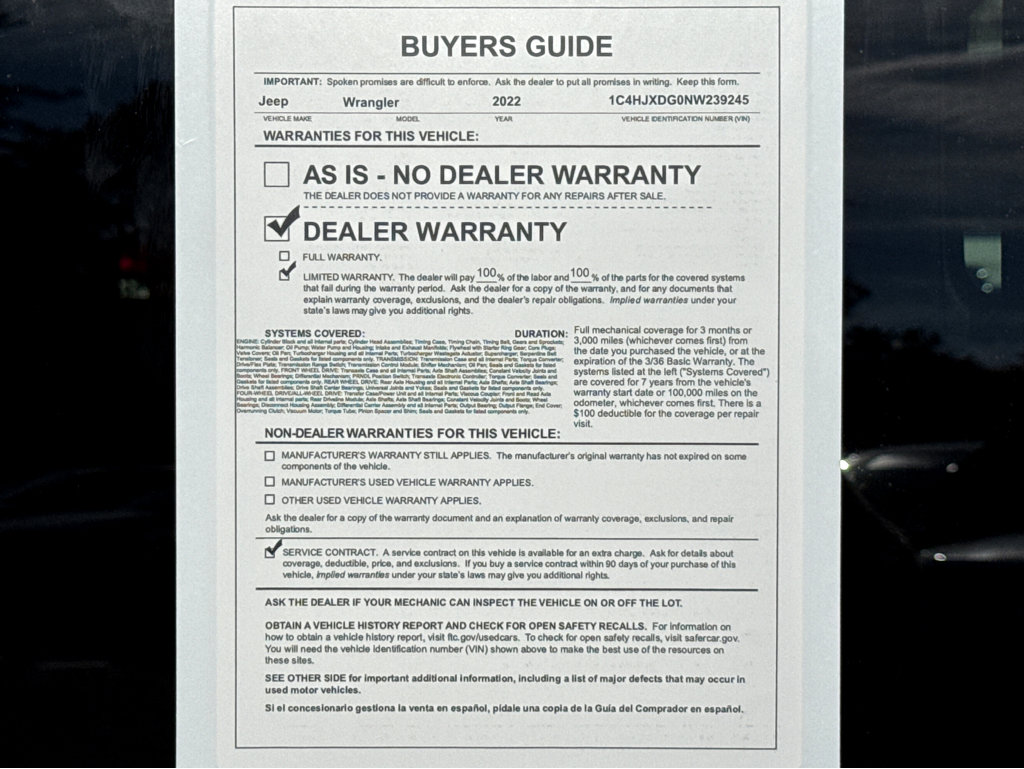 Certified 2022 Jeep Wrangler Unlimited Sport image 26