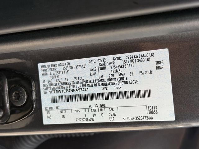 Used 2022 Ford F150 XL w/ STX Appearance Package image 37