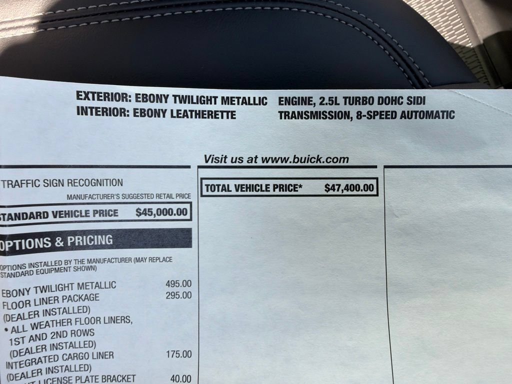 Used 2025 Buick Enclave Preferred w/ LPO, Floor Liner Package FWD image 47