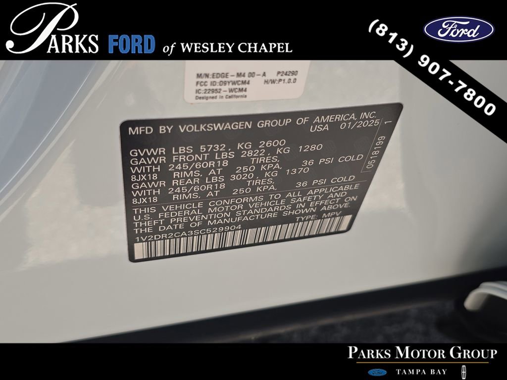 Used 2025 Volkswagen Atlas SE FWD image 33