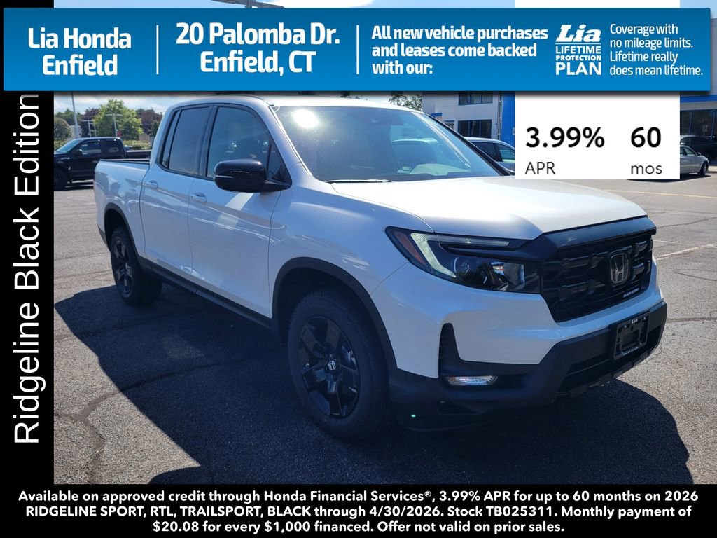 New 2026 Honda Ridgeline Black Edition image 1