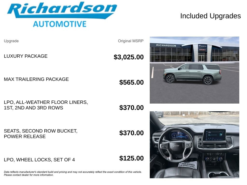 Used 2024 Chevrolet Suburban RST w/ Luxury Package image 6