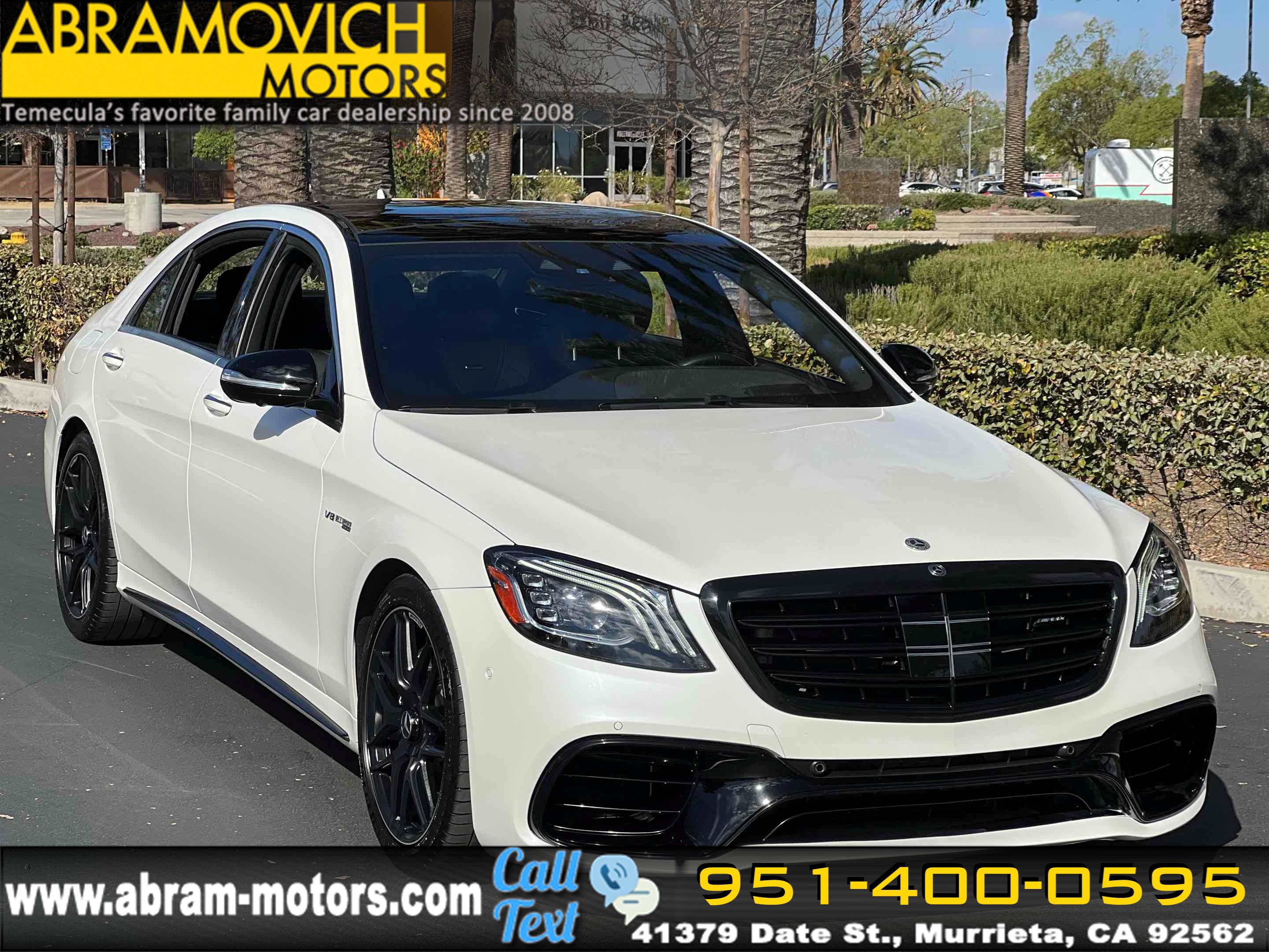 Used 2020 Mercedes-Benz S 63 AMG 4MATIC Sedan w/ Driver Assistance Package