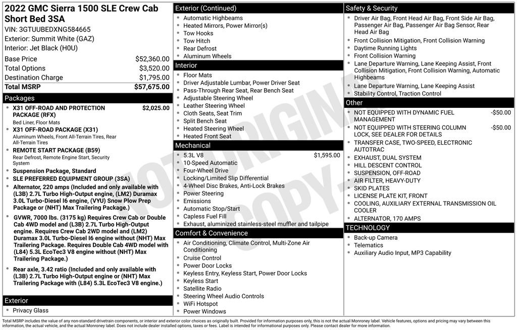 Certified 2022 GMC Sierra 1500 SLE AWD/4WD image 5