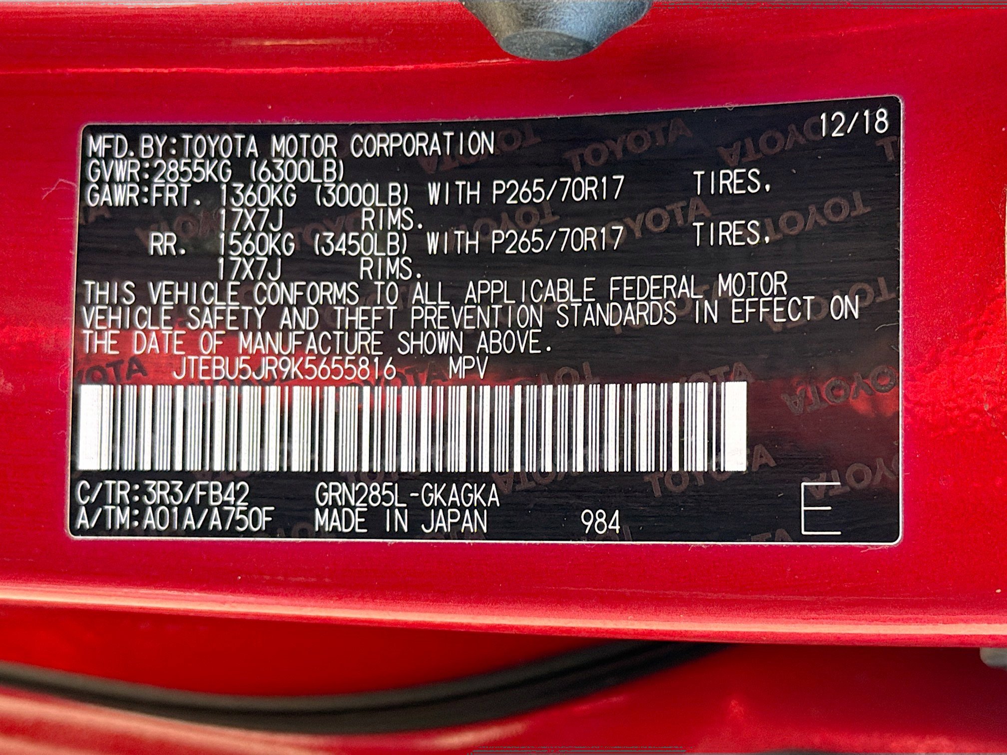 Used 2019 Toyota 4Runner SR5 image 41