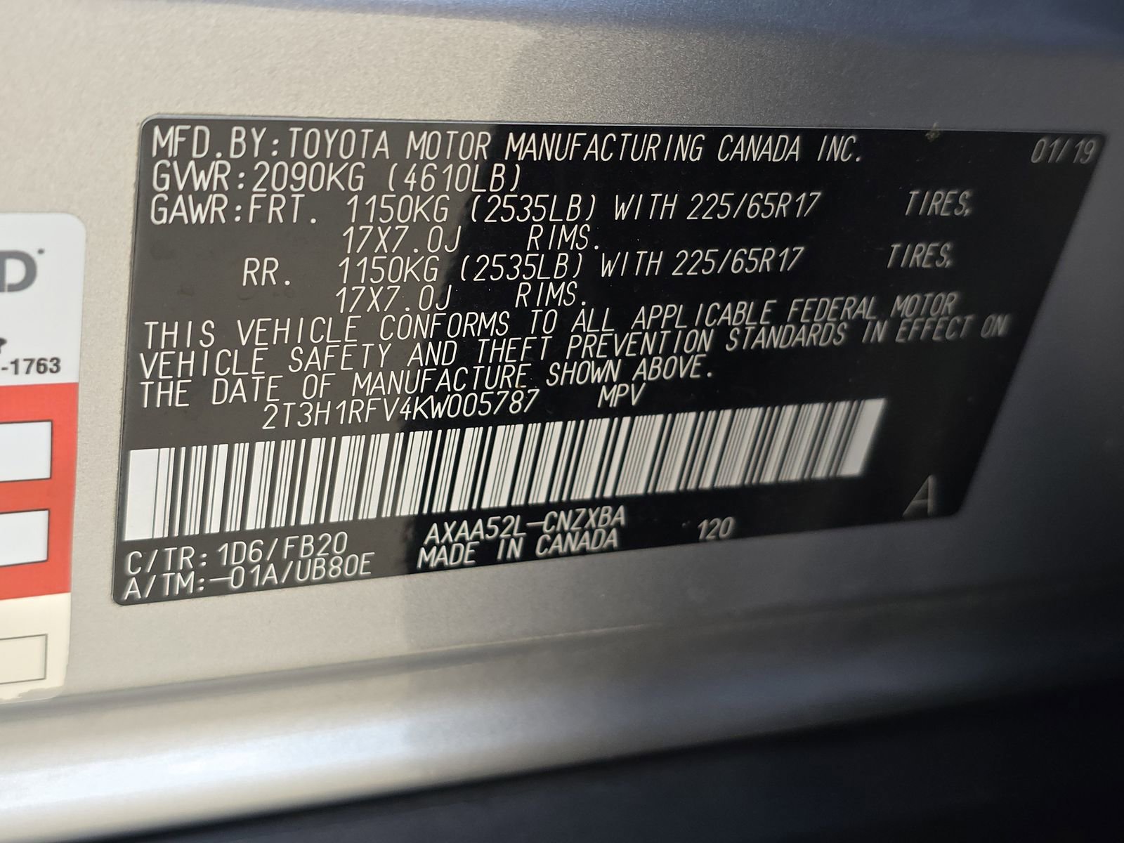Used 2019 Toyota RAV4 LE image 30