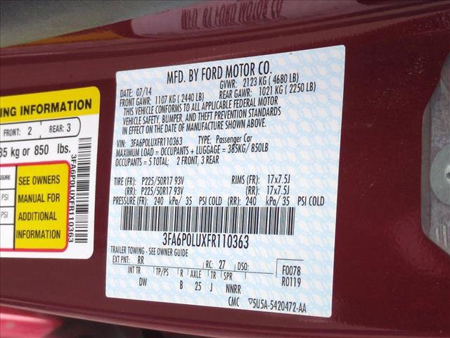 Used 2015 Ford Fusion SE w/ Equipment Group 501A FWD image 16