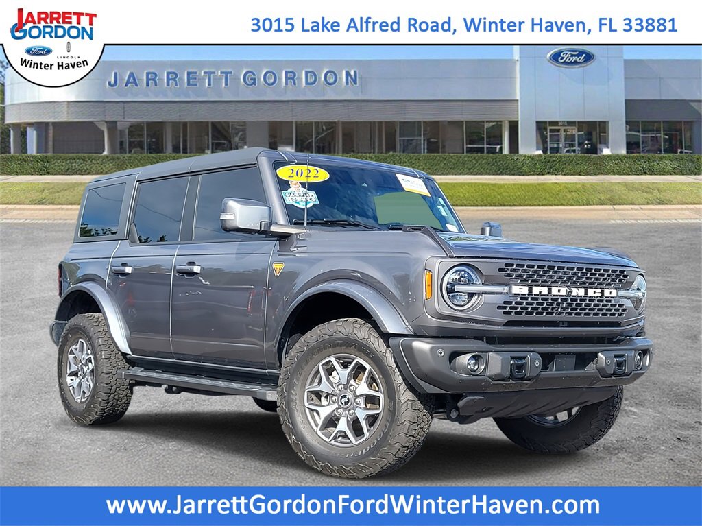 Certified 2022 Ford Bronco Badlands